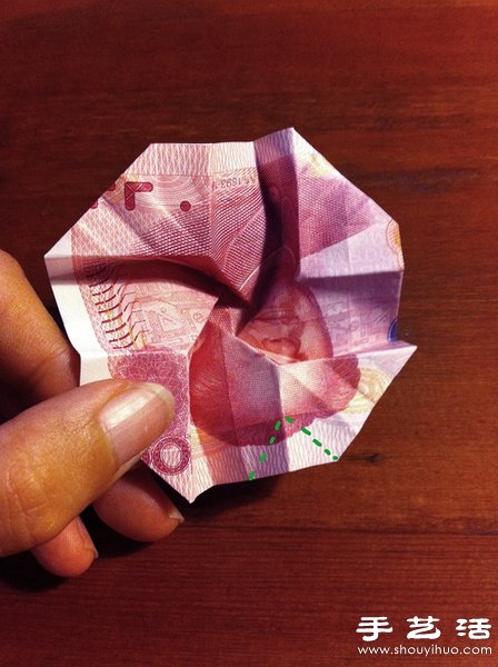 福山玫瑰折法图解 