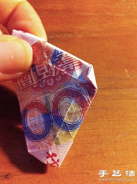 福山玫瑰折法图解 