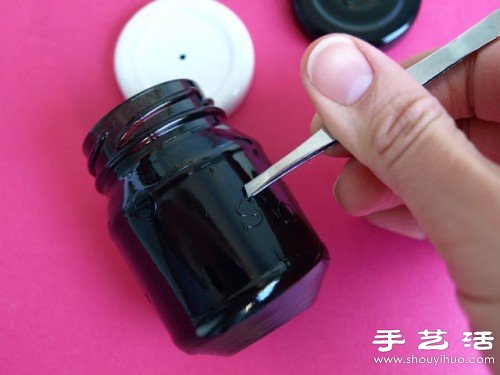 玻璃瓶废物利用DIY可爱的调味瓶 