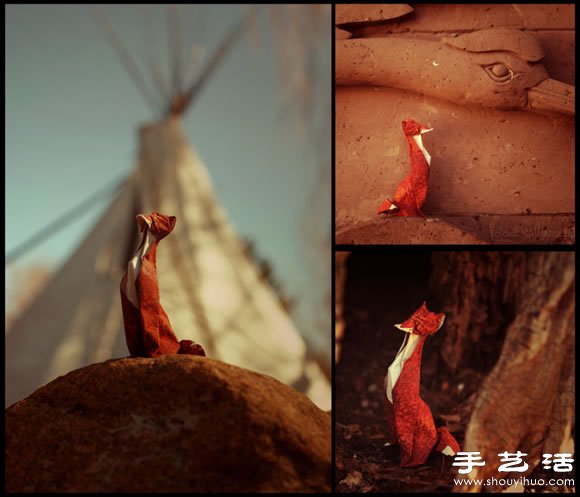 栩栩如生的创意折纸小动物 