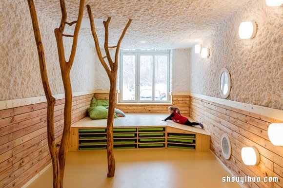 德国柏林森林系幼儿园装修布置设计 
