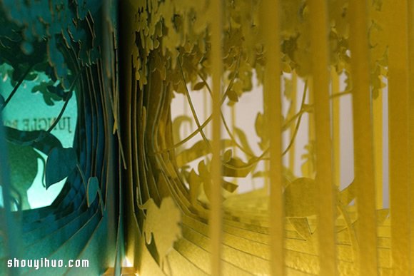 Yusuke Oono 缕空纸雕书作品欣赏 