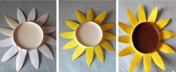 一次性纸杯制作太阳花的方法图解 