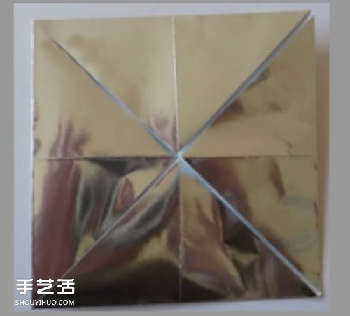 折纸蜡烛的方法图解 手工纸蜡烛的折法教程 