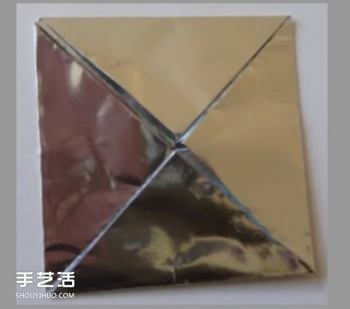 折纸蜡烛的方法图解 手工纸蜡烛的折法教程 