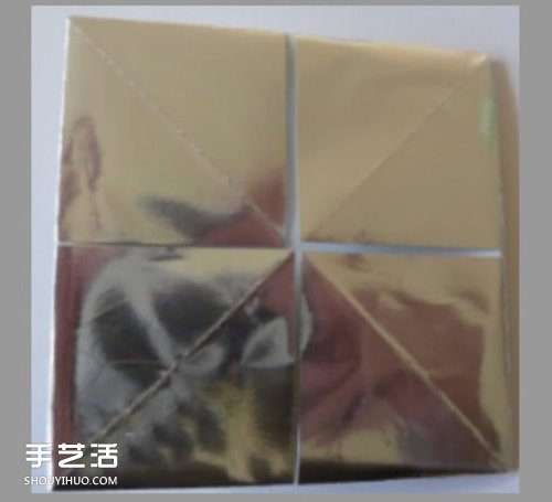 折纸蜡烛的方法图解 手工纸蜡烛的折法教程 