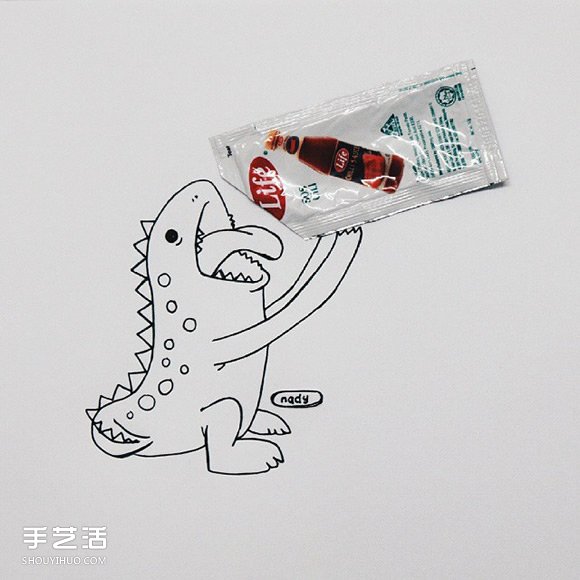 小时候最爱的零食创意DIY 令人惊喜的逗趣插画 