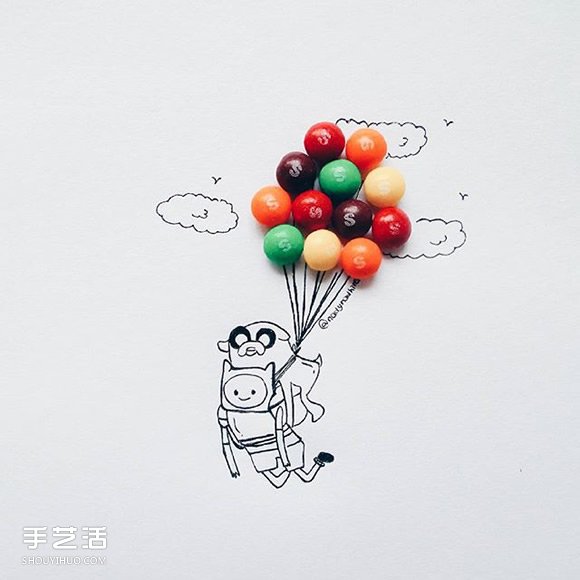 小时候最爱的零食创意DIY 令人惊喜的逗趣插画 