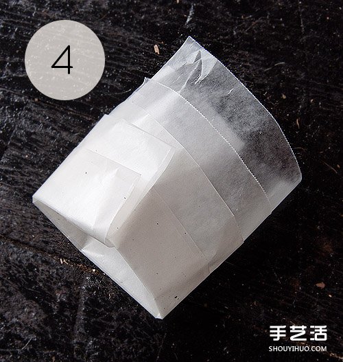 利用蜡纸和电子灯 手工DIY制作浪漫烛台 