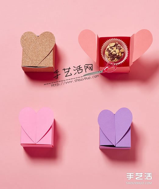 情人节必学：简单又漂亮巧克力盒DIY制作教程 