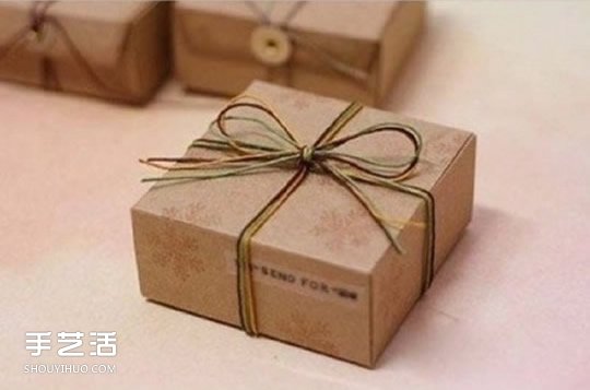 常用礼物包装盒的折法制作图解 带展开图哦 