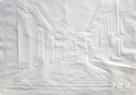极致天才工艺：他只用一张纸折叠出精致空间 
