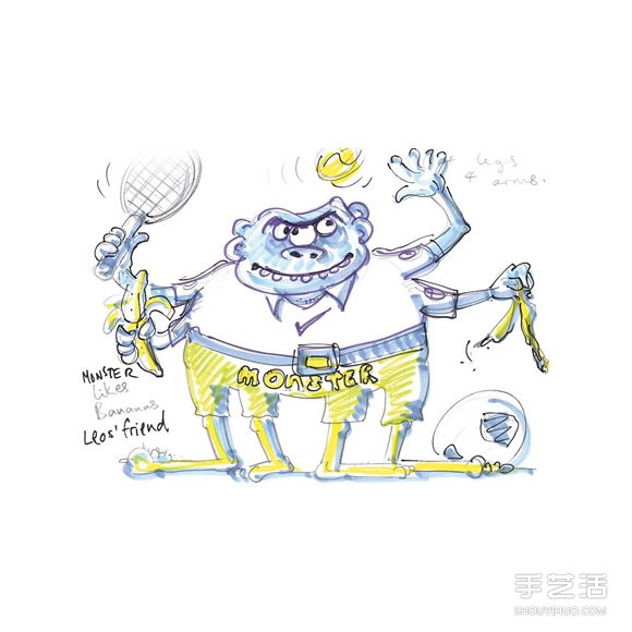通过3D电脑模型将孩子们想像中的朋友做出来 