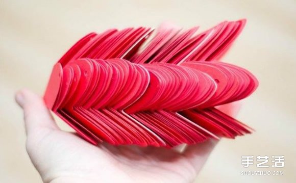 草莓包装盒手工制作 草莓造型喜糖盒子的做法 