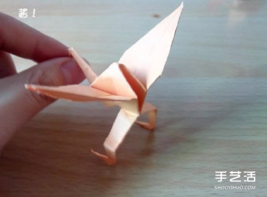 折纸猥琐鹤的方法图解 猥琐鹤的折法步骤图 