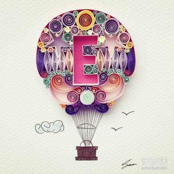 美呆了的衍纸工艺品图片 奇妙的衍纸艺术 