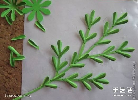 手工菊花制作方法过程 卡纸菊花的做法图解 