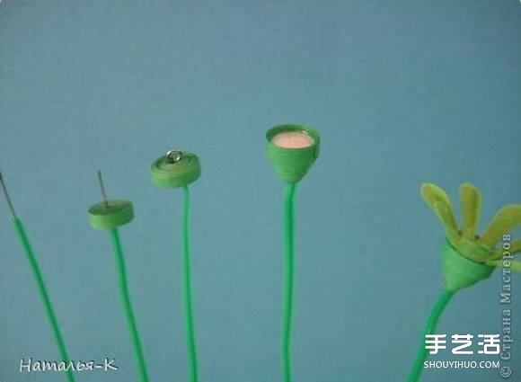 手工菊花制作方法过程 卡纸菊花的做法图解 