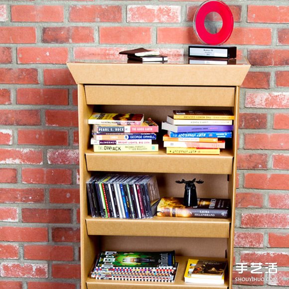 瓦楞纸家具制作图片 手工瓦楞纸做家具的作品 