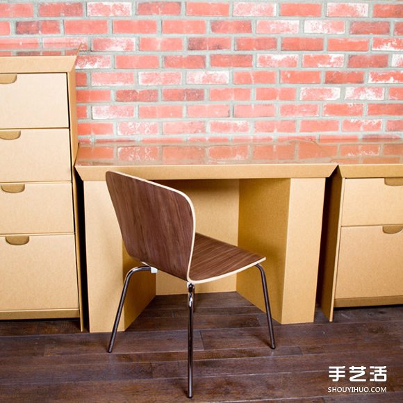 瓦楞纸家具制作图片 手工瓦楞纸做家具的作品 