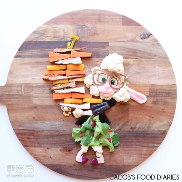 3D 的迪士尼餐点 只能说他们家的小孩好幸福！ 