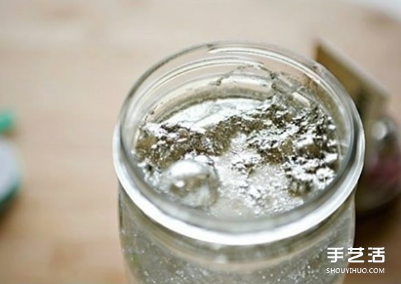 DIY玻璃罐装饰品过程 玻璃瓶饰品制作教程 