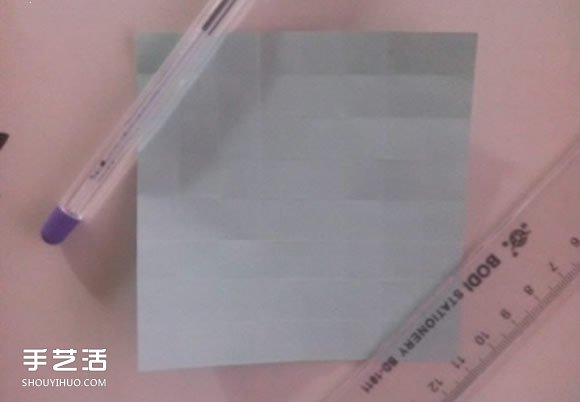 纸玫瑰花的折法步骤 手工立体玫瑰折纸图解 