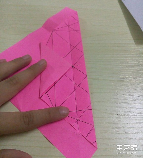 小松英夫的马折纸图解 超详细立体马的折法教程 