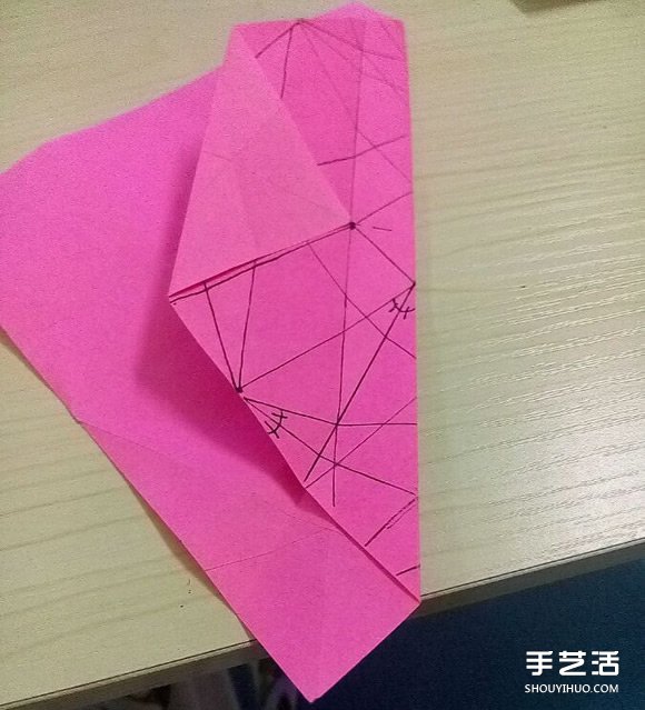 小松英夫的马折纸图解 超详细立体马的折法教程 