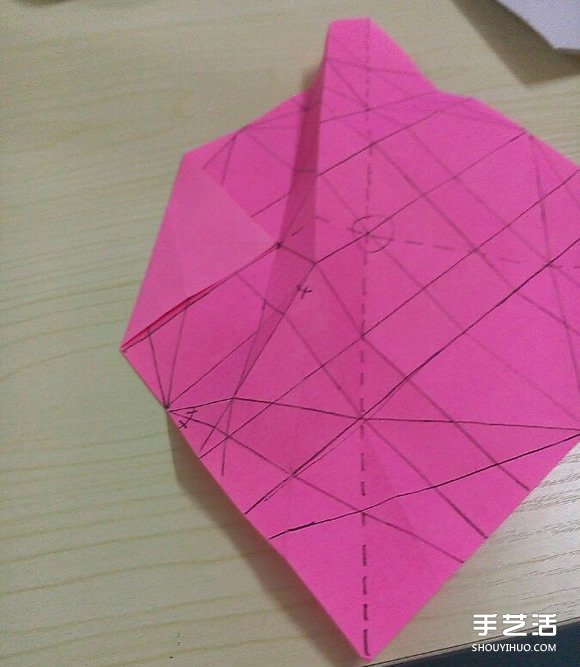 小松英夫的马折纸图解 超详细立体马的折法教程 