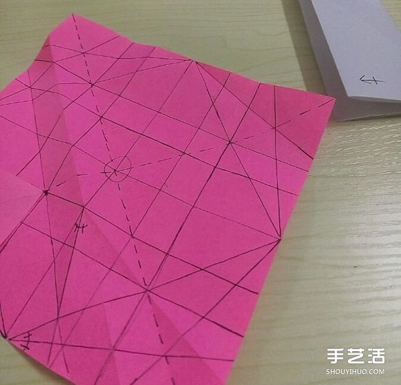 小松英夫的马折纸图解 超详细立体马的折法教程 
