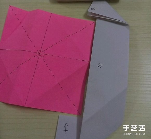 小松英夫的马折纸图解 超详细立体马的折法教程 