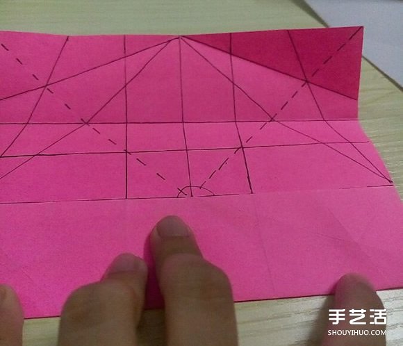 小松英夫的马折纸图解 超详细立体马的折法教程 