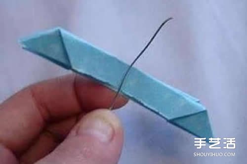 简单纸花的做法图解 六花瓣的花折纸教程 