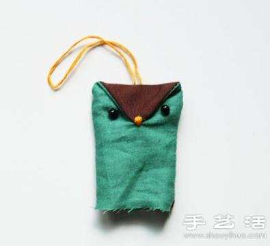 可爱的布艺猫头鹰挂件/挂饰手工制作教程 