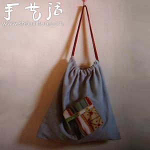 束口牛仔背包制作教程 