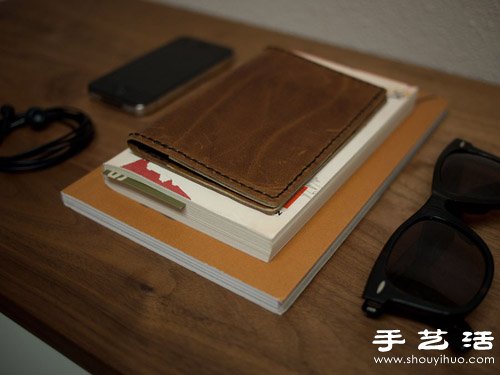 自制护照夹 皮夹子手工制作图解 