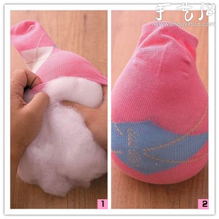 旧袜子大改造 DIY可爱招财猫 