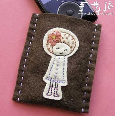 小清新手机袋的手工制作方法 