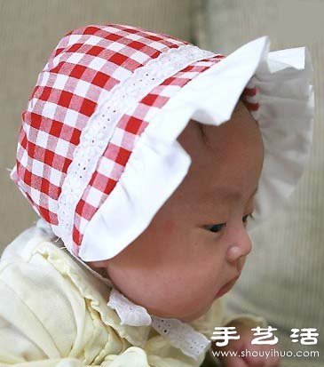 不织布教程：布艺手工制作婴儿帽 