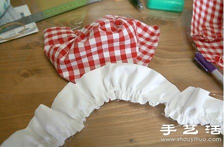 不织布教程：布艺手工制作婴儿帽 