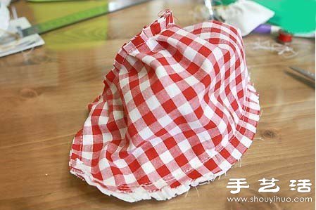 不织布教程：布艺手工制作婴儿帽 