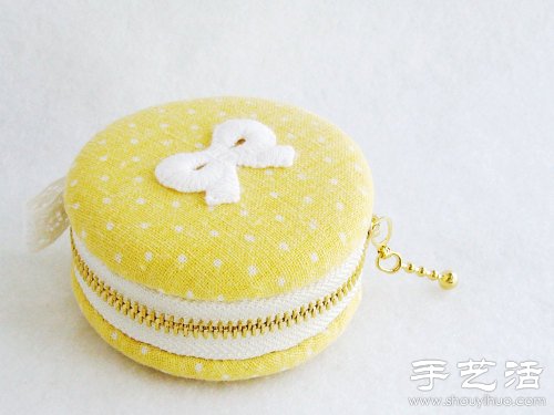 清新淡雅又可爱的马卡龙零钱包 