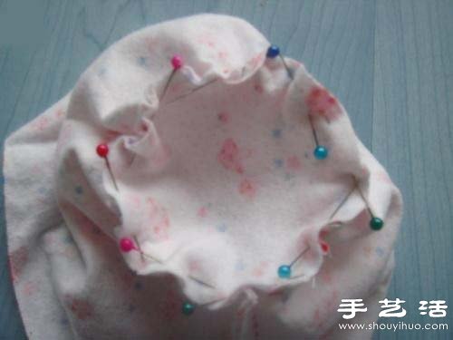 手工布艺宝宝护耳帽DIY制作教程 