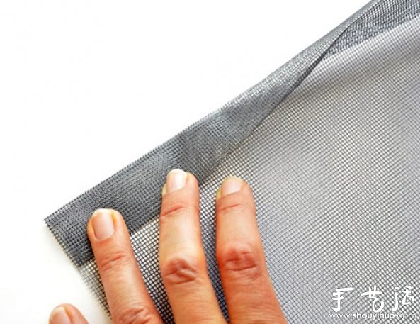 纱窗布手工DIY透明的沙滩休闲包 