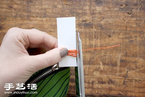 带拉链自然风手工布袋/手袋制作图解教程 