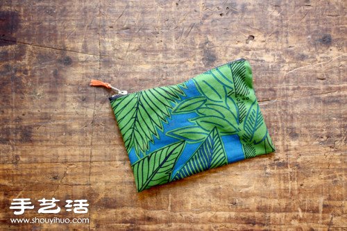 带拉链自然风手工布袋/手袋制作图解教程 