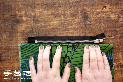 带拉链自然风手工布袋/手袋制作图解教程 