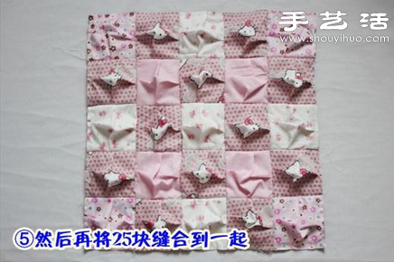 可爱泡芙垫/椅垫/凳垫/垫子的做法 