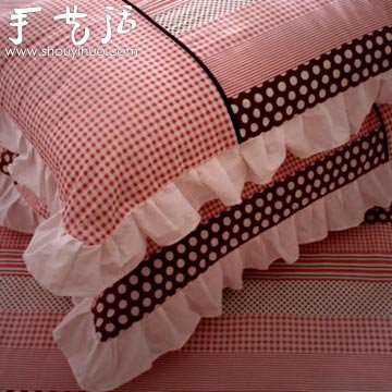 手工制作荷叶边枕套的方法 
